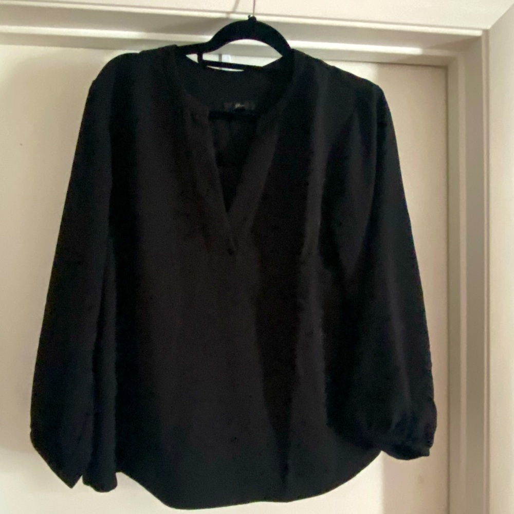 J. Crew 365 Crepe V-Neck Blouse (never worn)